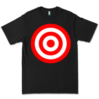 Black bullseye target red & white rings target Premium Tee - DesignPulse