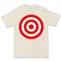 Bone bullseye target red & white rings target Premium Tee - DesignPulse