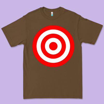 Bullseye Target Red & White Rings Target Premium Tee Designed By Designpulse