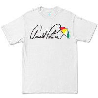 White Arnold Palmer Premium Tee - DesignPulse