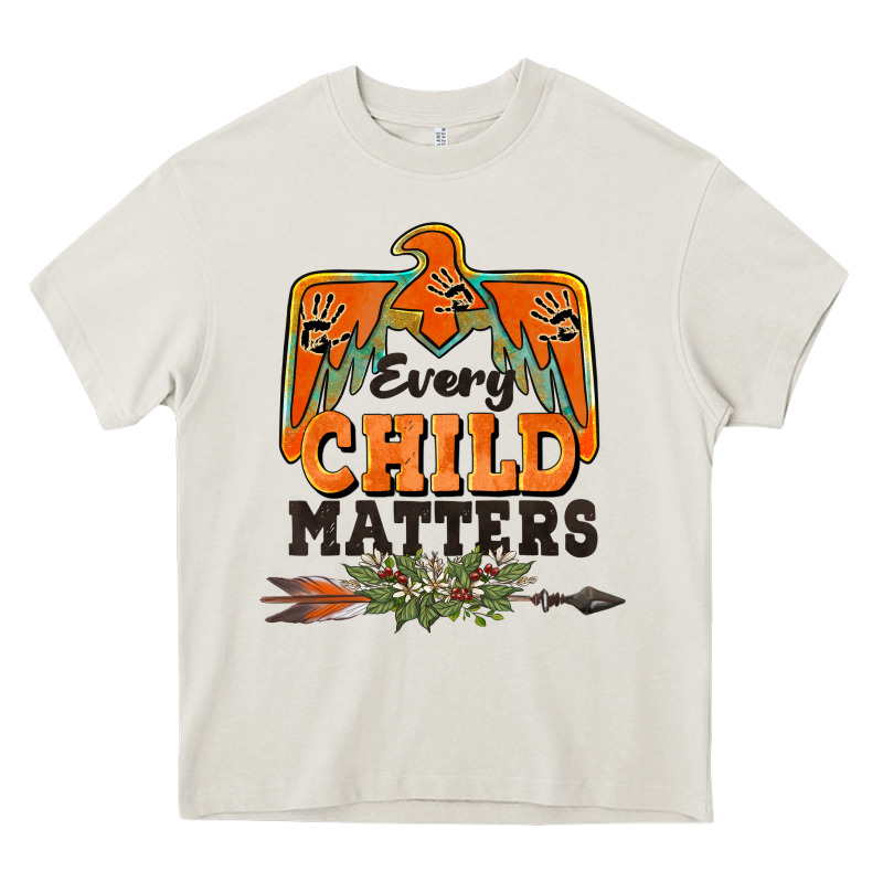 Every Child Matters Thunderbird Heavy Core Tee by BarkalooDesign | Teevron