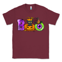 Burgundy Boo Halloween Classic Tee - NancyCooperArtShop