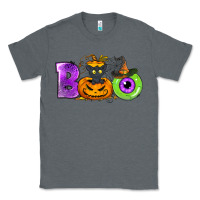 Charcoal Heather Boo Halloween Classic Tee - NancyCooperArtShop