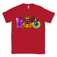 Red Boo Halloween Classic Tee - NancyCooperArtShop