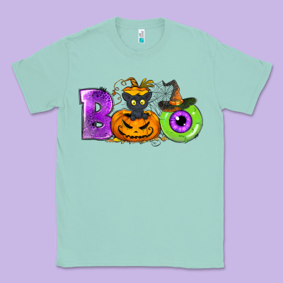 Boo Halloween Classic Tee Designed By Nancycooperartshop