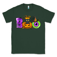 Sports Green Boo Halloween Classic Tee - NancyCooperArtShop