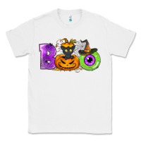White Boo Halloween Classic Tee - NancyCooperArtShop