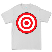 Dove Grey bulls eye target lazy diy halloween costume darts shooting t shirt Premium Tee - DesignPulse