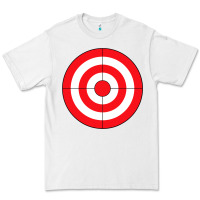 White bulls eye target lazy diy halloween costume darts shooting t shirt Premium Tee - DesignPulse