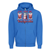 True Royal you give me teachcardia Zipper Hoodie - RacoonDesign