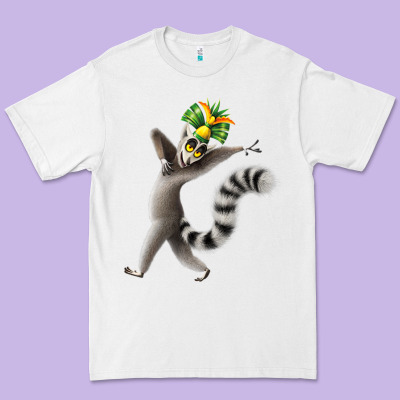 All Hail King Julien Premium Tee Designed By Designpulse