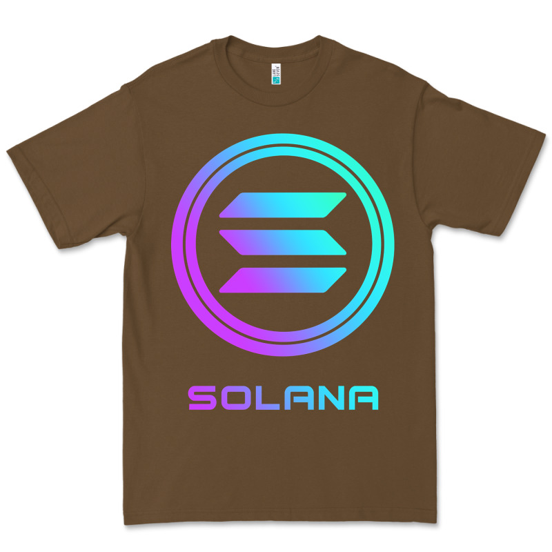 Solana Crypto Sol Coin Blockchain Decentralized Application Long Sleev Premium Tee by DesignPulse | Teevron