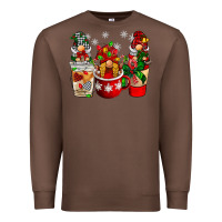 Chestnut Christmas coffee gnome Premium Sweatshirt - BarkalooDesign