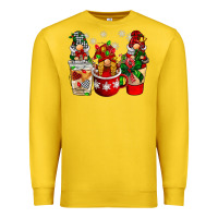 Lemon Christmas coffee gnome Premium Sweatshirt - BarkalooDesign