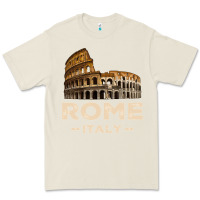 Bone Cool Vintage Roma Italia Colosseum Souvenirs, Rome Italy Pullover Hood Premium Tee - DesignPulse