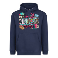 Navy small business mama Heavyweight Hoodie - BarkalooDesign