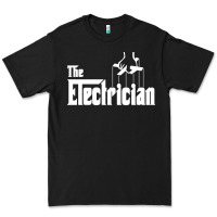 Black the electrician the godfather parody design hipste Premium Tee - PixelWave