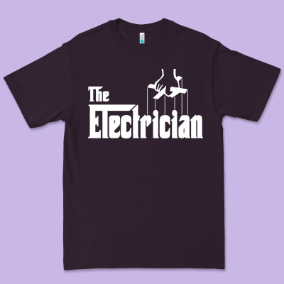 The Electrician The Godfather Parody Design Hipste Premium Tee Designed By Pixelwave
