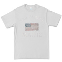 Dove Grey Bar Harbor Maine USA American Flag Established ME Vintage Premium Tee - PixelWave