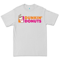 Dove Grey Dunkin'donuts Premium Tee - PixelWave