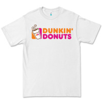 White Dunkin'donuts Premium Tee - PixelWave