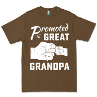 Cacao Promoted to Great Grandpa Premium Tee - PixelWave