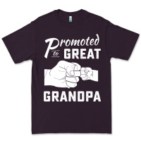 Plum Promoted to Great Grandpa Premium Tee - PixelWave