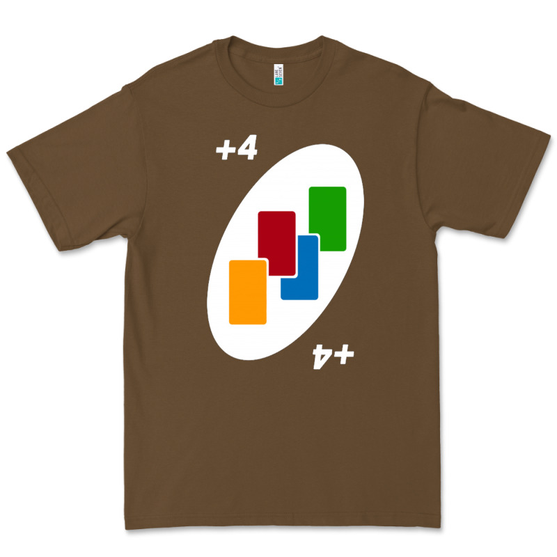 Uno Card Game Draw Four Premium Tee by PixelWave | Teevron