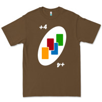 Cacao Uno Card Game Draw Four Premium Tee - PixelWave