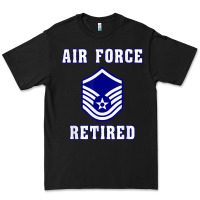 Black military master sergeant air force retired t shirt Premium Tee - PixelWave