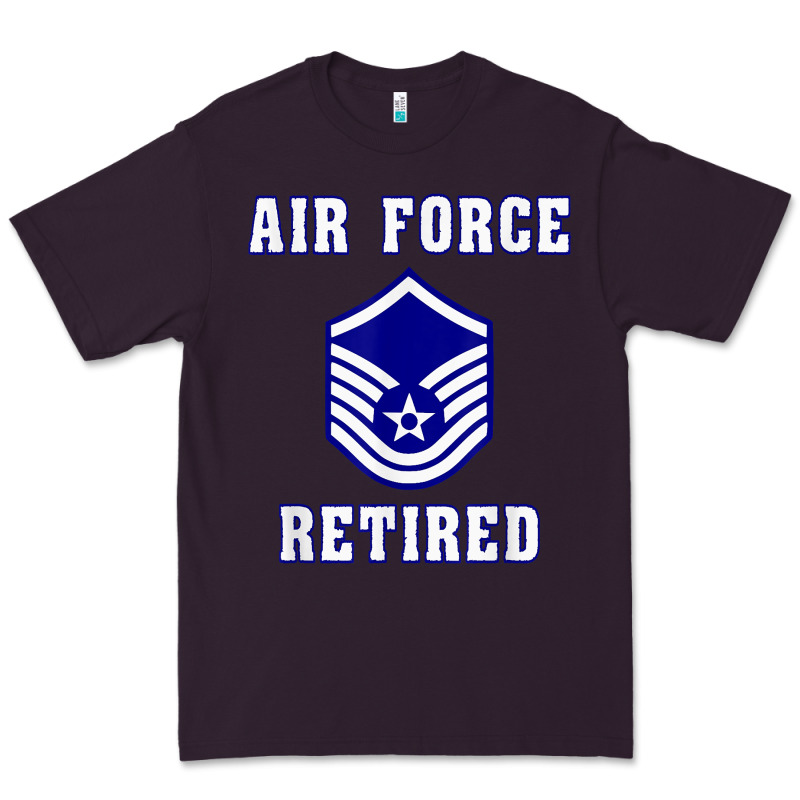 Military Master Sergeant Air Force Retired T Shirt Premium Tee by PixelWave | Teevron