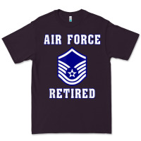 Plum military master sergeant air force retired t shirt Premium Tee - PixelWave