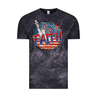 Cloud Black faith usa Vintage Tee - CowGirlArtShop