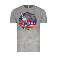 Cloud Rock faith usa Vintage Tee - CowGirlArtShop