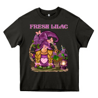 Asphalt fresh lilac gnome Heavy Core Tee - BarkalooDesign