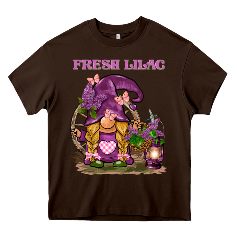 Fresh Lilac Gnome Heavy Core Tee by BarkalooDesign | Teevron
