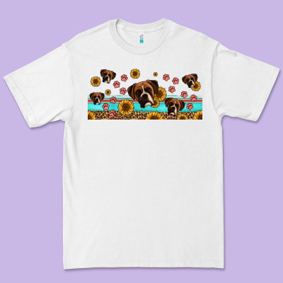 Western Boxer Dogs Premium Tee Designed By Jasminsmagicworld