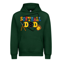 Foreset Green softball dad Urban Hoodie - AdoDesignShop