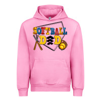 Fuchsia Pink softball dad Urban Hoodie - AdoDesignShop