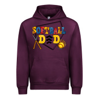 Mauve Wine softball dad Urban Hoodie - AdoDesignShop