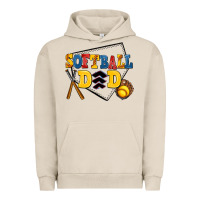 Pigment French Oak softball dad Urban Hoodie - AdoDesignShop