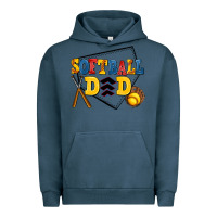 Pigment Midnight Navy softball dad Urban Hoodie - AdoDesignShop