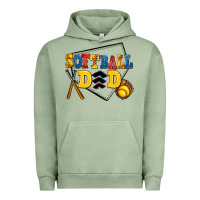 Pigment Oil Green softball dad Urban Hoodie - AdoDesignShop