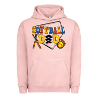 Pigment Salmon softball dad Urban Hoodie - AdoDesignShop