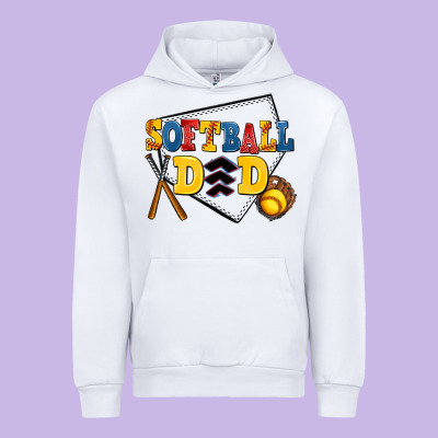 Softball Dad Urban Hoodie Designed By Adodesignshop