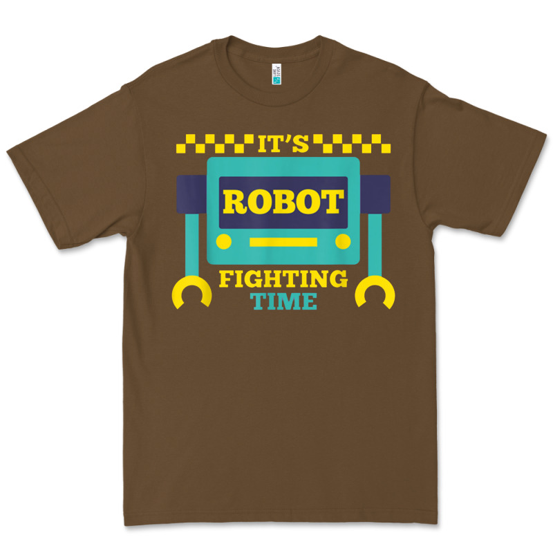 It's Robot Fighting Time Funny Robotics Engineer Battle Bots Premium Tee by PixelWave | Teevron