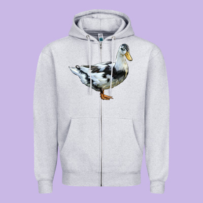 Ancona Duck Zipper Hoodie Designed By Lillyallendesigns