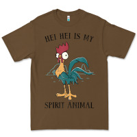 Cacao Moana Hei Hei Is My Spirit Animal Portrait Premium Tee - PixelWave