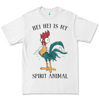 White Moana Hei Hei Is My Spirit Animal Portrait Premium Tee - PixelWave