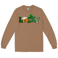 Toasted Coconut Lucky with beer St. Patricks day Long Sleeve Tee - HowdyJamesFarm